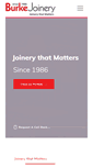 Mobile Screenshot of burkejoinery.com